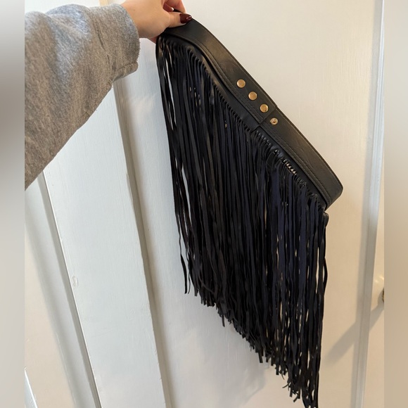 Leather Fringe Skirt - Picture 2 of 4